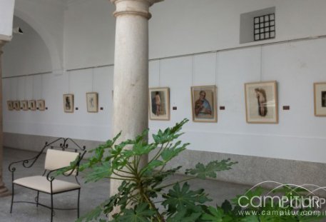 Las pinturas de José Amador en el Patio del Ayuntamiento de Llerena 