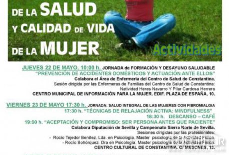 Actividades para celebrar el Día de Acción por la Salud de la Mujer en Constantina 