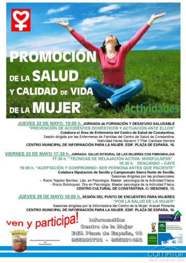 Actividades para celebrar el Día de Acción por la Salud de la Mujer en Constantina 