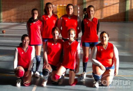 Las Cadetes de Voleibol de Constantina, en la gran final