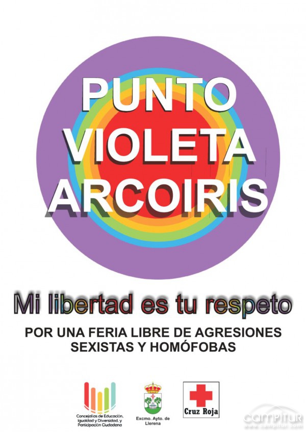 Punto Violeta-Arcoíris en la Feria de San Miguel de Llerena 