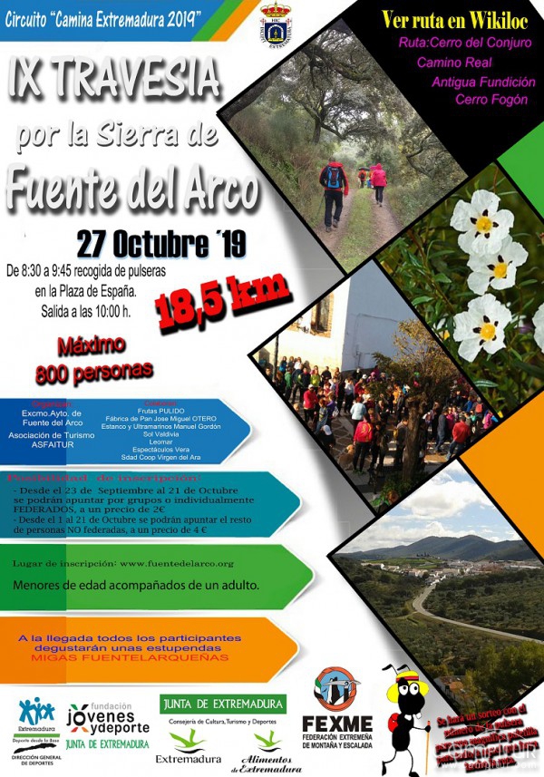 IX Travesía por la Sierra de Fuente del Arco 