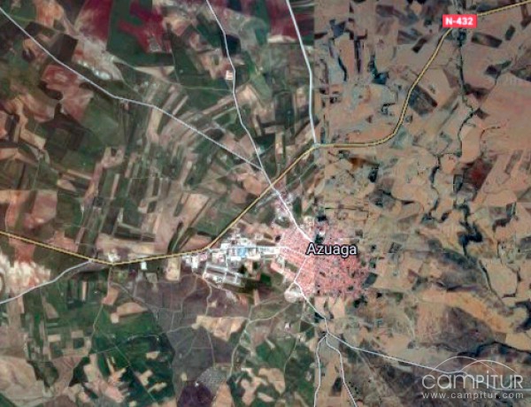 Accidente de tráfico cerca de Azuaga 