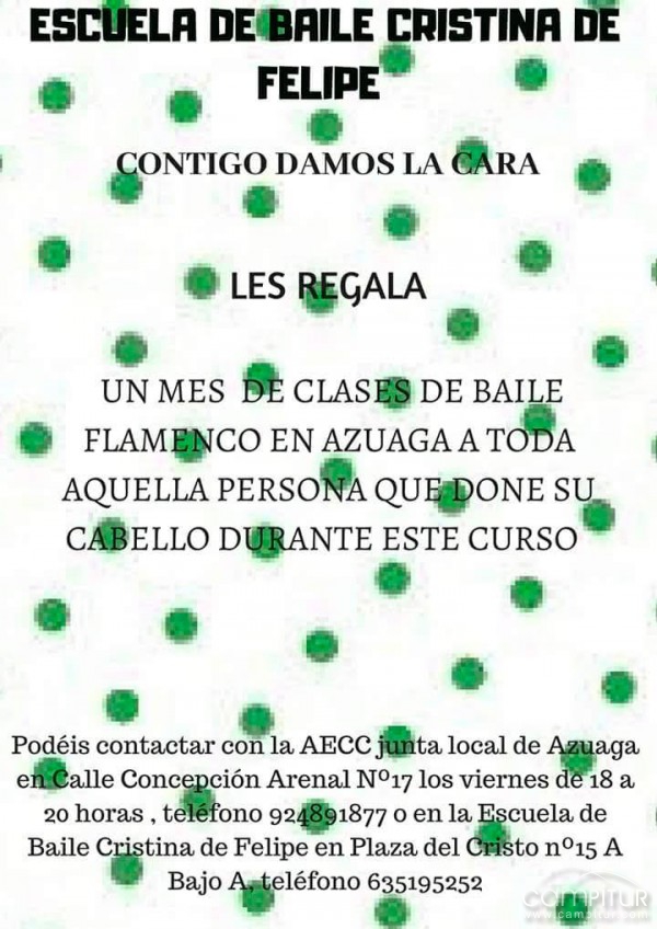La AECC junta local de Azuaga da la cara contra el cáncer de mama 