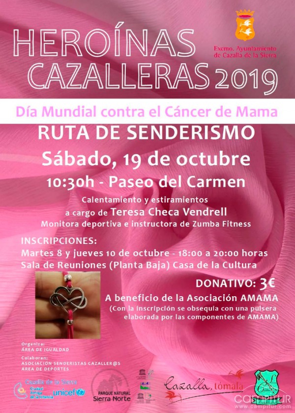 Agenda Cultural de Cazalla de la Sierra para octubre