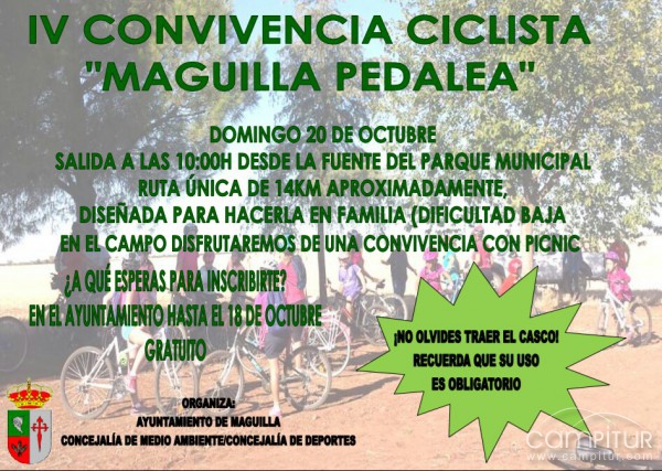 IV Convivencia Ciclista “Maguilla Pedalea” 