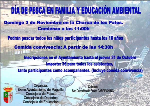 Día de Pesca en Familia y Educación Ambiental en Maguilla 