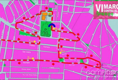 La VI Marcha Contra el Cáncer de Azuaga cambia su recorrido 