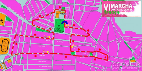 La VI Marcha Contra el Cáncer de Azuaga cambia su recorrido 