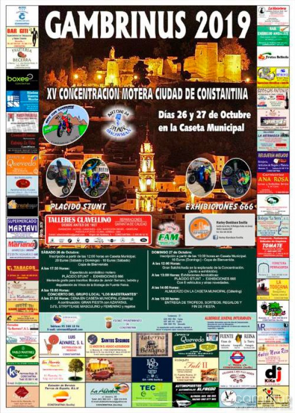 XV Concentración Motera de Constantina “Gambrinus 2019” 