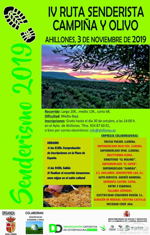 IV Ruta Senderista Campiña y Olivo en Ahillones 