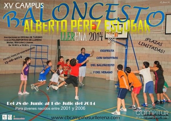Abierto el plazo de inscripción para el XV Campus de Baloncesto en Llerena 