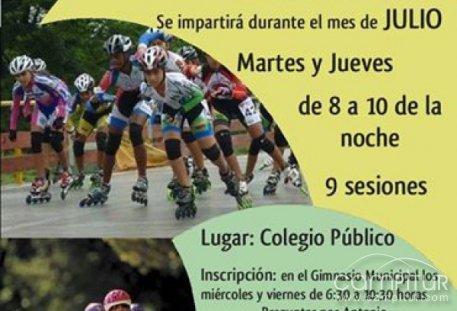 Curso de patinaje en línea en Alanís 