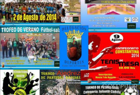 Programación Deportiva Verano 2014 en Constantina 