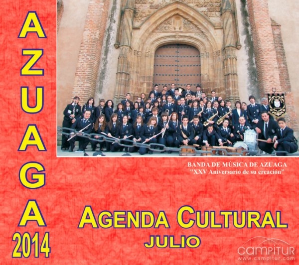 Agenda Cultural para el mes de julio en Azuaga 