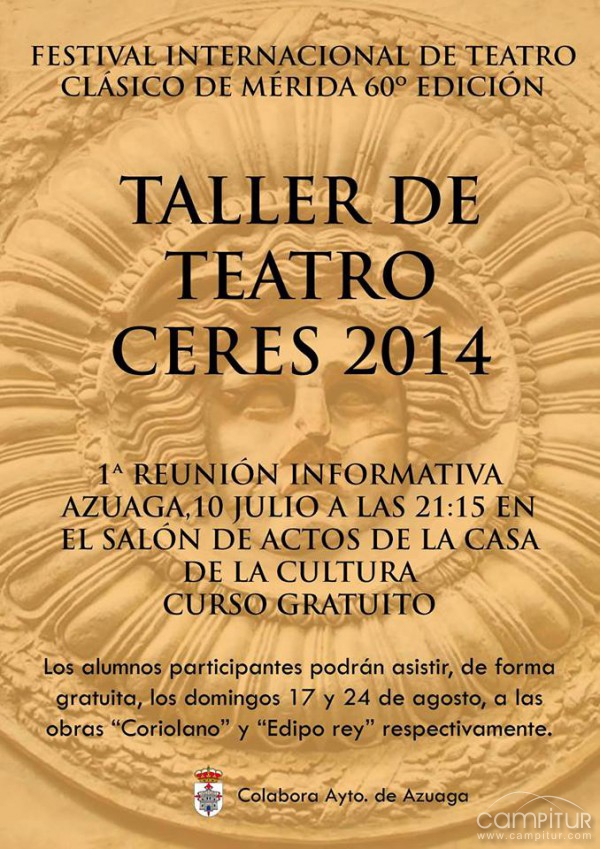 Taller de Teatro Ceres 2014 en Azuaga 