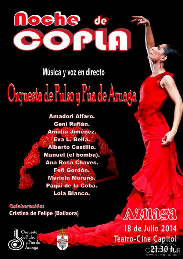 Noche de Copla con la Orquesta de Pulso y Púa de Azuaga