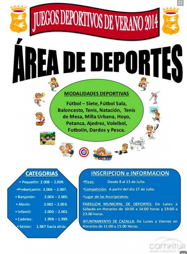 Juegos de Verano 2014 en Cazalla de la Sierra 