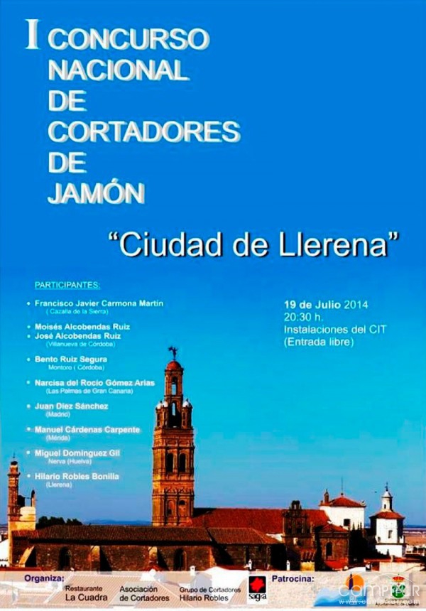 I Concurso Nacional de Cortadores de Jamón en Llerena 