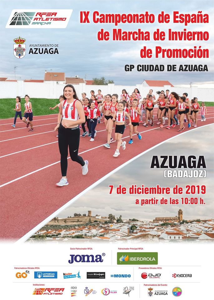 IX Campeonato de Marcha de Invierno de Promoción. Trofeo de Marcha Atlética “Ciudad de Azuaga”