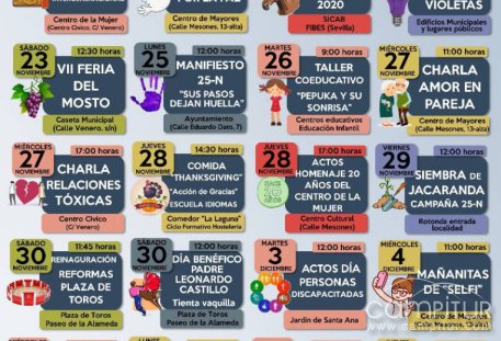 Agenda Cultural de Constantina para noviembre y diciembre 