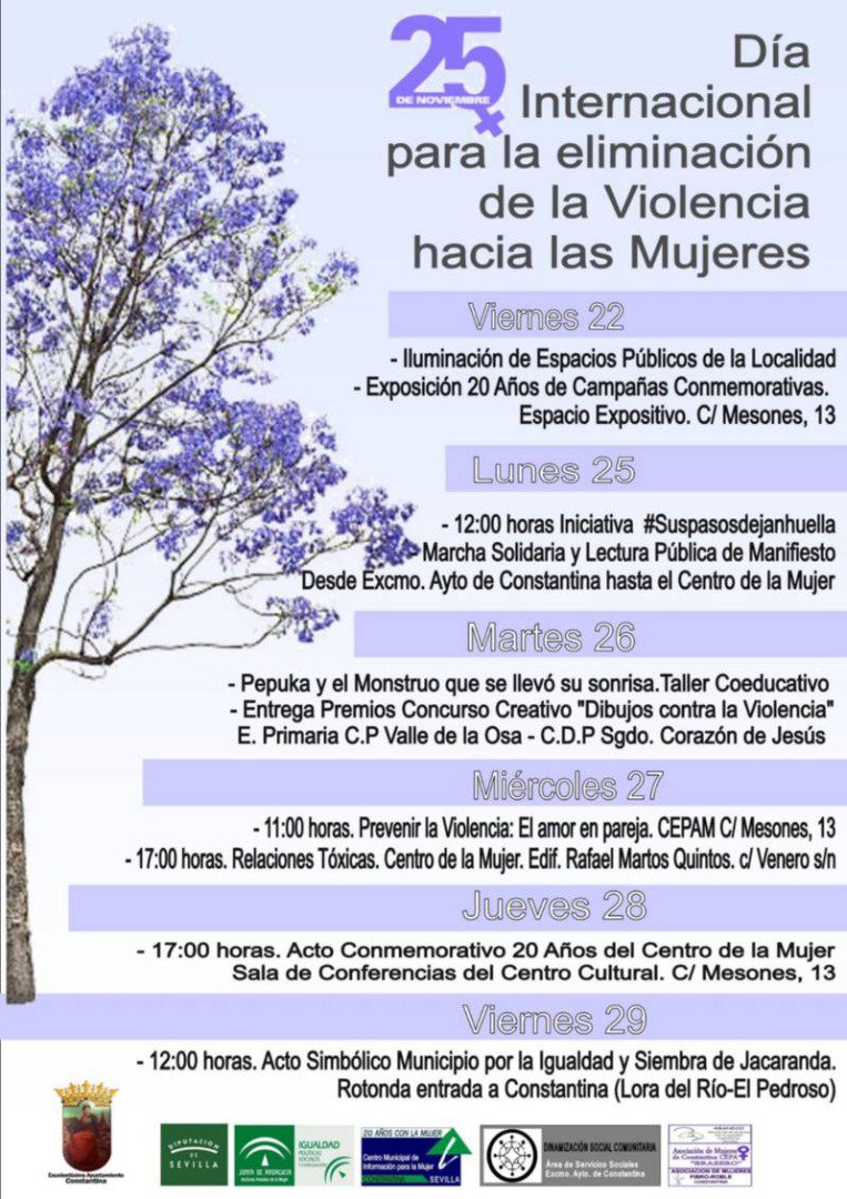 Constantina celebra el Día para la Eliminación de la Violencia hacia las Mujeres 