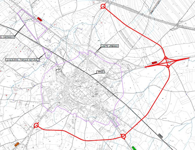 Aprobada la redacción del proyecto de construcción de la variante de la EX – 103 a su paso por Llerena 
