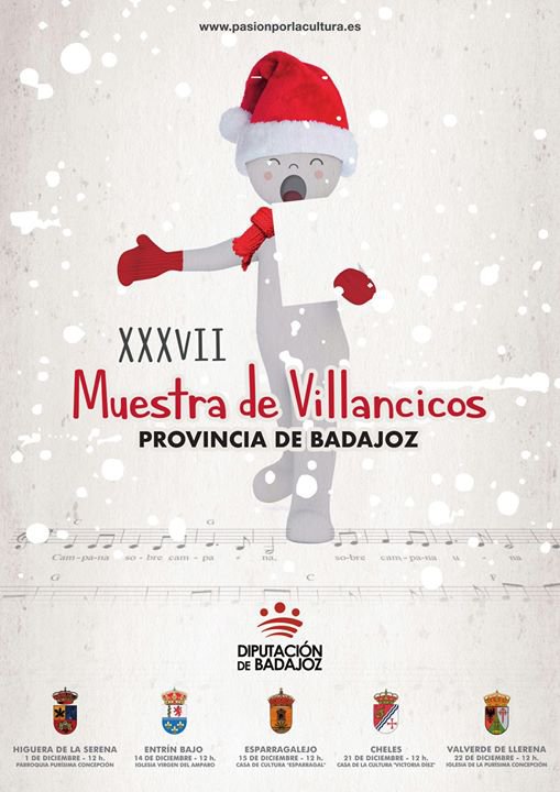Valverde de Llerena, una de las sedes de la 37 Muestra Provincial de Villancicos 