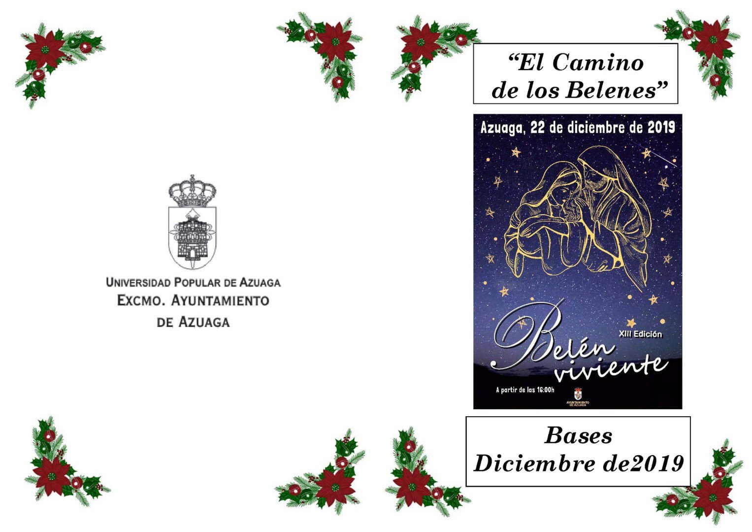 Concurso “El Camino de los Belenes” en Azuaga 