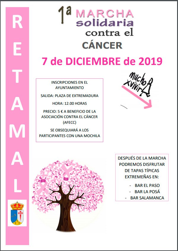 1ª Marcha Solidaria Contra el Cáncer en Retamal de Llerena 