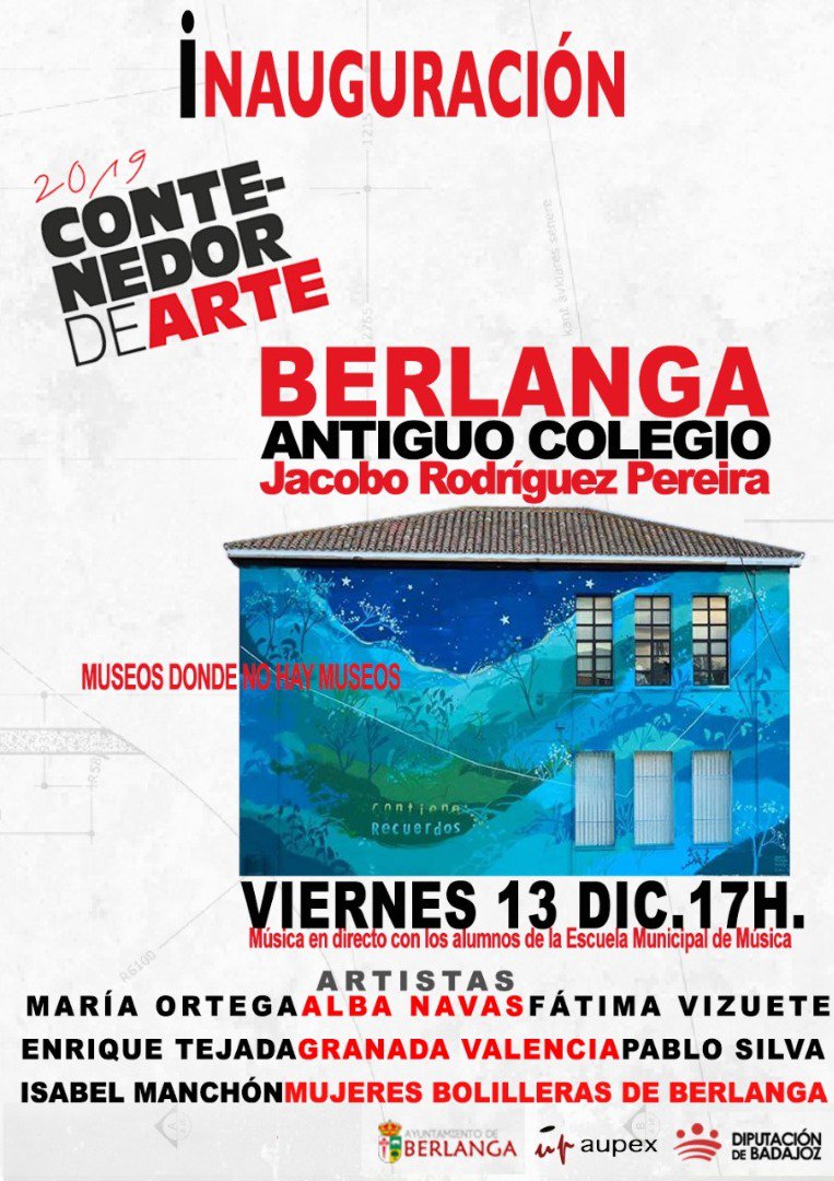 Inauguración del Contenedor de Arte en Berlaga 