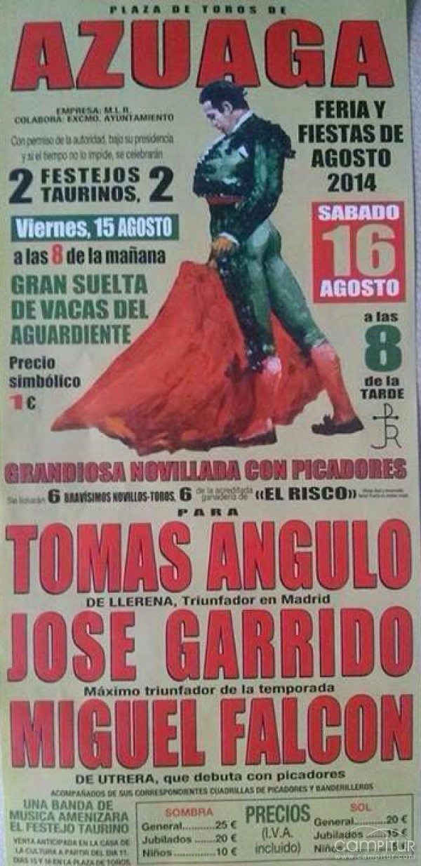 Grandiosa Novillada con Picadores en Azuaga 