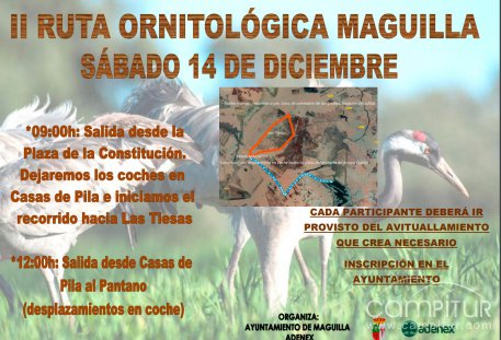 II Ruta Ornitológica en Maguilla 