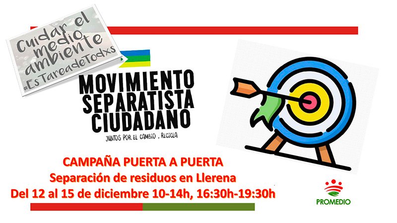 Campaña Puerta a Puerta para enseñarnos a reciclar 