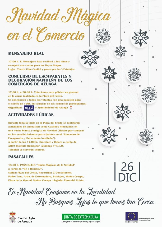 Navidad Mágica en el Comercio de Azuaga 