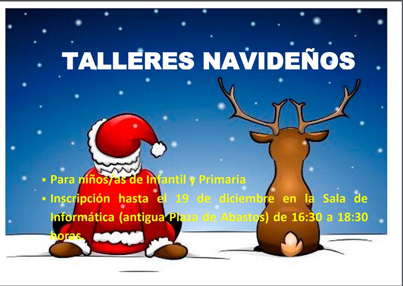 Talleres de Navidad en Puebla del Maestre 