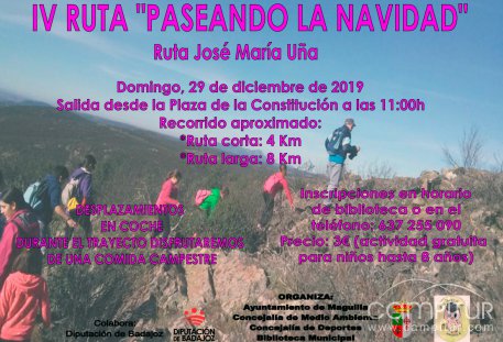 IV Ruta “Paseando la Navidad”. Ruta José María Uña 