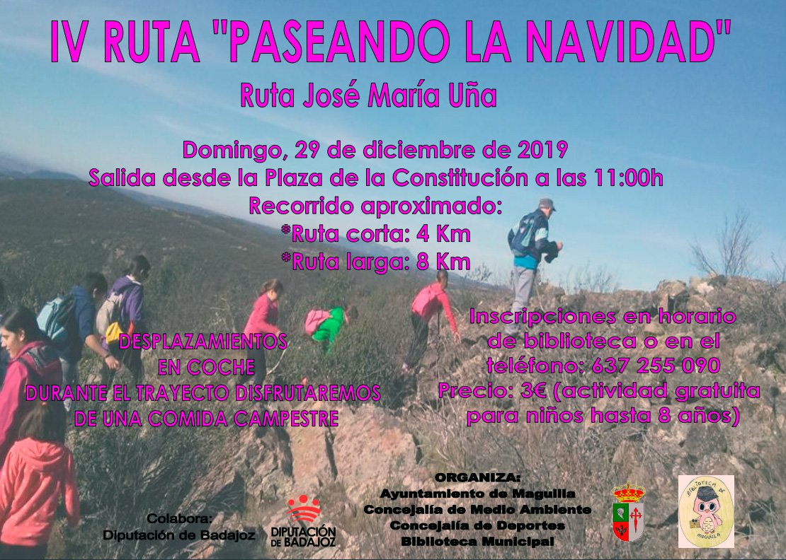 IV Ruta “Paseando la Navidad”. Ruta José María Uña 