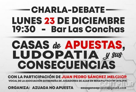 Charla Debate sobre las casas de apuestas en Azuaga 