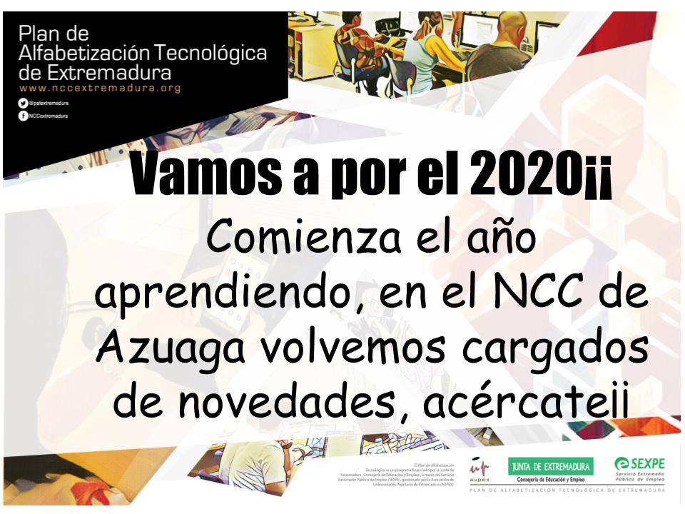El NCC de Azuaga reabre sus puertas tras las vacaciones navideñas 