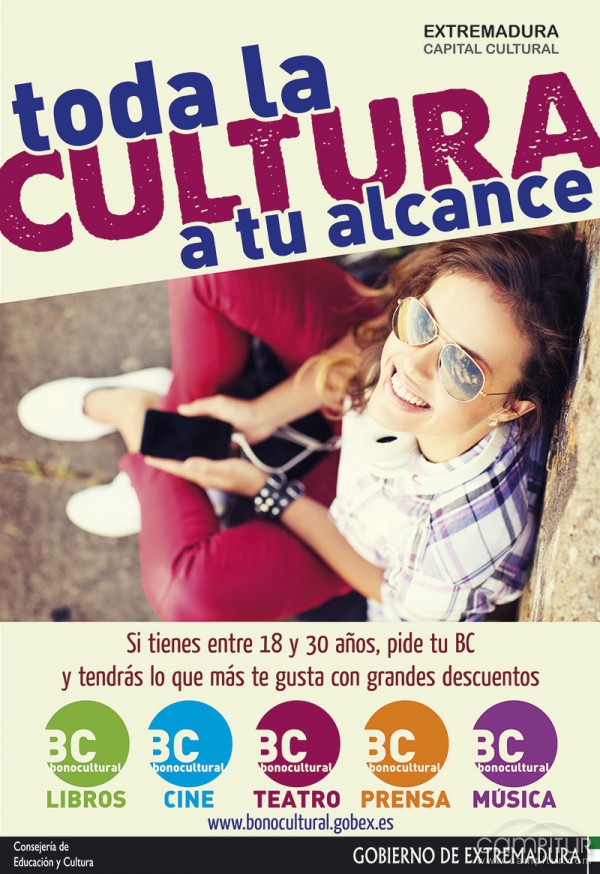 95.000 Bonos Culturales para jóvenes extremeños 