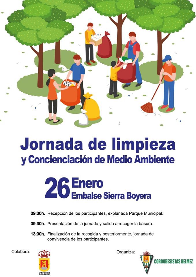 Jornada de Limpieza y Concienciación de Medio Ambiente en Belmez 