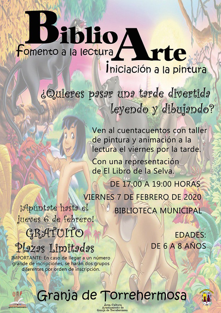 Cuentacuentos El Libro de la Selva en Granja de Torrehermosa 