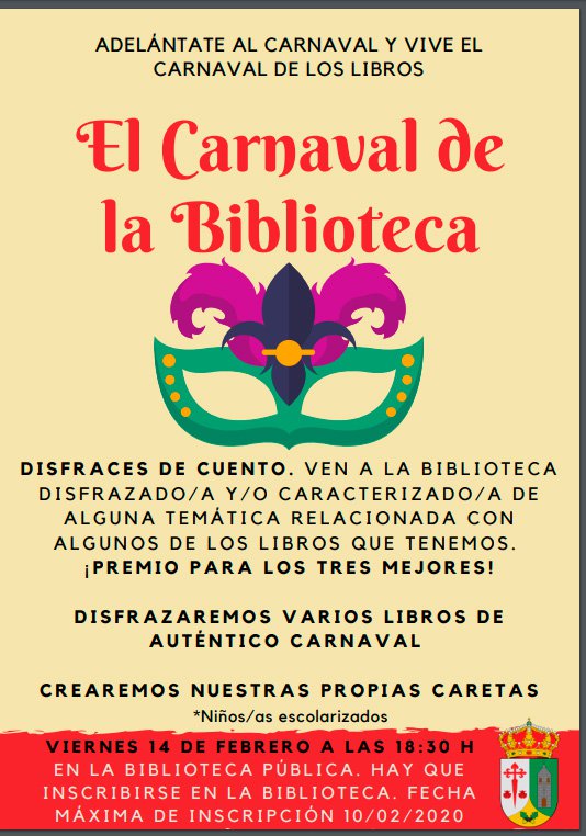 El Carnaval de la Biblioteca de Campillo de Llerena 