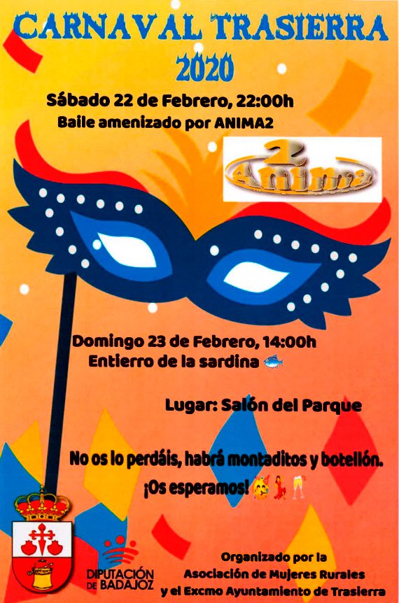 Carnaval 2020 en Trasierra 