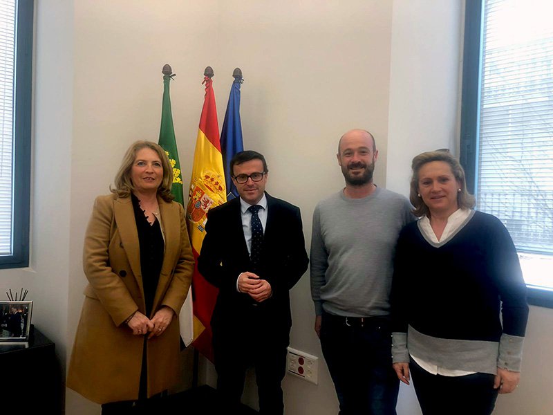 El Ayuntamiento de Azuaga se reúne con la Diputación de Badajoz 