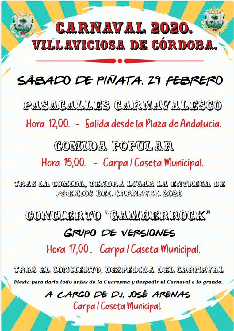 Carnaval 2020 en Villaviciosa de Córdoba 