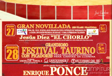 Presentación Cartel Taurino inauguración del Auditorio – Plaza de Toros de Llerena 