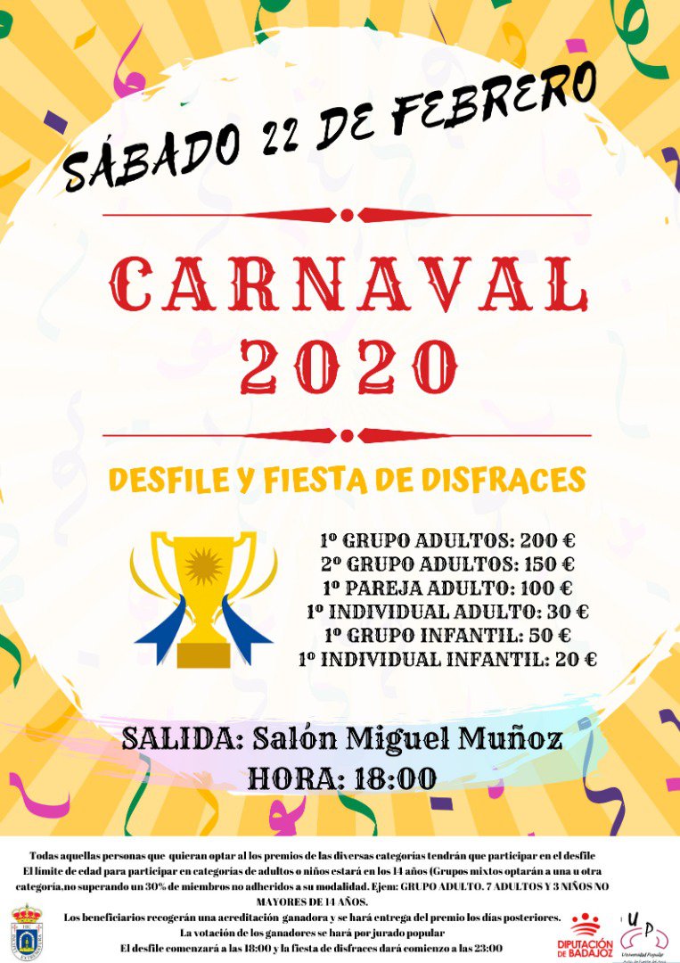 Carnaval 2020 en Fuente del Arco 