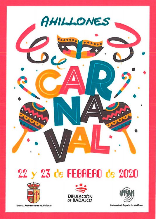 Programación del Carnaval 2020 en Ahillones 